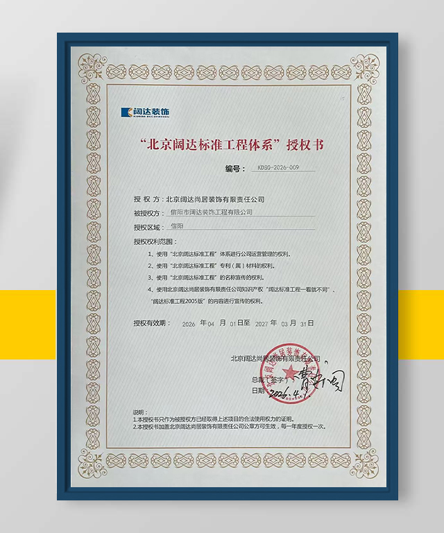 闊達(dá)授權(quán)證書