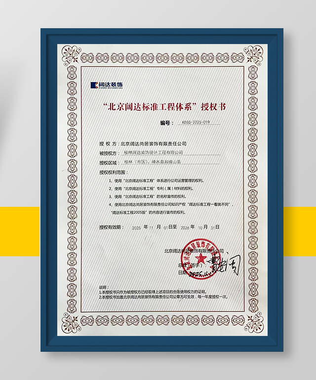 闊達(dá)授權(quán)證書